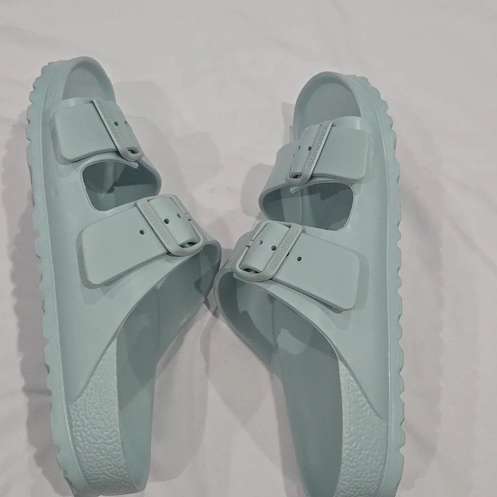 Birkenstock Arizona EVA Sandals Surf Green Size 39, Womens 8 Mens 6 - Picture 5 of 7